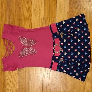 CRB girl butterfly dress, size 6